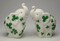 Ceramic Elephant with Shamrock Salt and Pepper Shakers, Home Décor, Gift for Her, Mom, Kitchen Décor, Irish Saint Patrick’s Day Décor